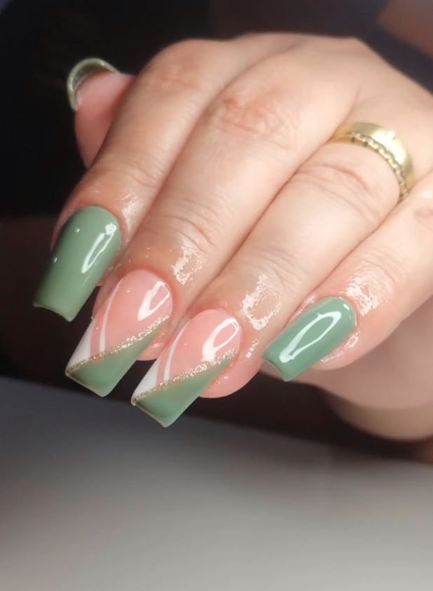 esmaltação em gel,unha decorada